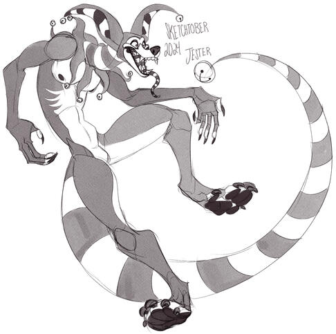 Uncolored Sketch Halfbody